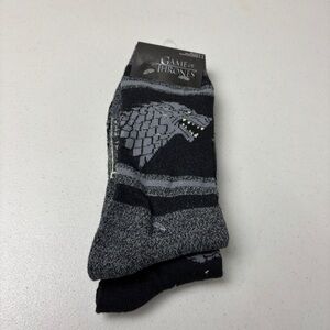 Game of Thrones socks Inisex size 6-12 2 pair HBO character dragon show cozy